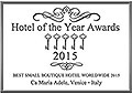 Best Small Luxury Boutique Hotel Worldwide 2015/16